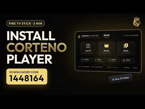 Install Corteno Player Pro on Fire TV Stick in 2 minutes